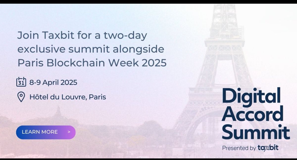 🇫🇷  excited to kick off Executives in Residence program alongside <a href="/Taxbit/">Taxbit</a>’s Digital Accord Summit—we’re shaping the future of finance, regulation, and digital assets with purpose and precision. #DigitalAccord #Taxbit #PBW2025