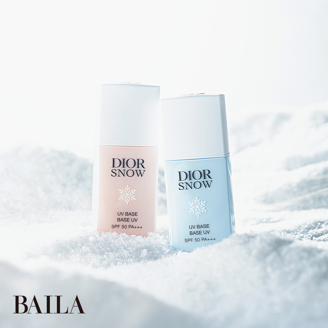 浜辺美波がディオール スノーとともに透き通る美しさへ。 雪のような