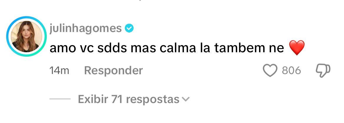 Júlia Gomes comentou post de Gabriella - Foto: Reprodução 