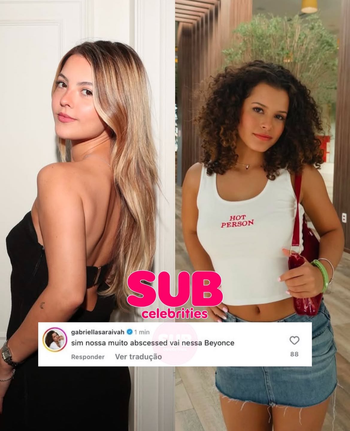 Gabi debochou da situação - Foto: Reprodução 