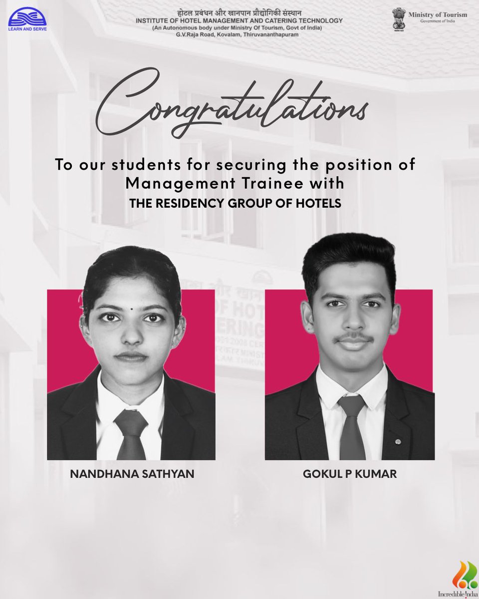 IHMCT THIRUVANANTHAPURAM (@ihm_trivandrum) on Twitter photo 