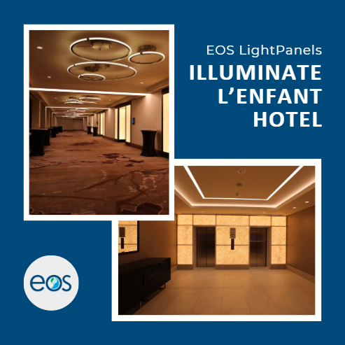 eoslightpanels's tweet photo. The L’Enfant Hotel in D.C. features EOS LightPanels to blend hospitality lighting with timeless design.

✔️ Accent + indirect lighting
✔️ RGB and static options

👉 Learn more: https://t.co/aLeUEYpSuW

#lenfanthotel #washington #dc #nationalmall #EOSlight #lightpanel https://t.co/YkUTxWK680