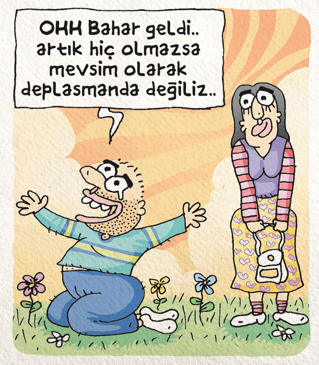 ohh bahar geldi..
artık hiç olmazsa 
mevsim olarak 
deplasmanda değiliz..
