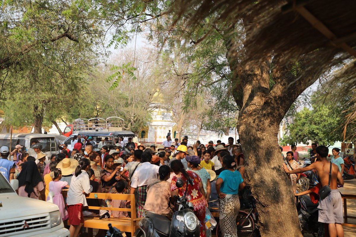 MyanmarRedCross's tweet image. 🚨 MRCS humanitarian assistance from the reinforcing #earthquake #Deployment Team has been in place in #Sagaing since April 2.

We are continuing to deliver vital humanitarian support to communities in need. ❤️‍🩹
