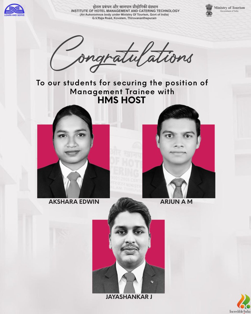 IHMCT THIRUVANANTHAPURAM (@ihm_trivandrum) on Twitter photo 