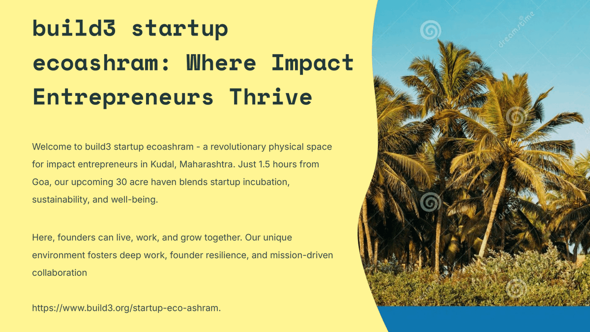 _sattva's tweet image. @build3_startups is an #impactaccelerator and venture builder that helps build and support #startups tackling challenges aligned with the UN Sustainable Development Goals. The 10-week virtual accelerator programme is designed to support early-stage impact start-ups in refining…