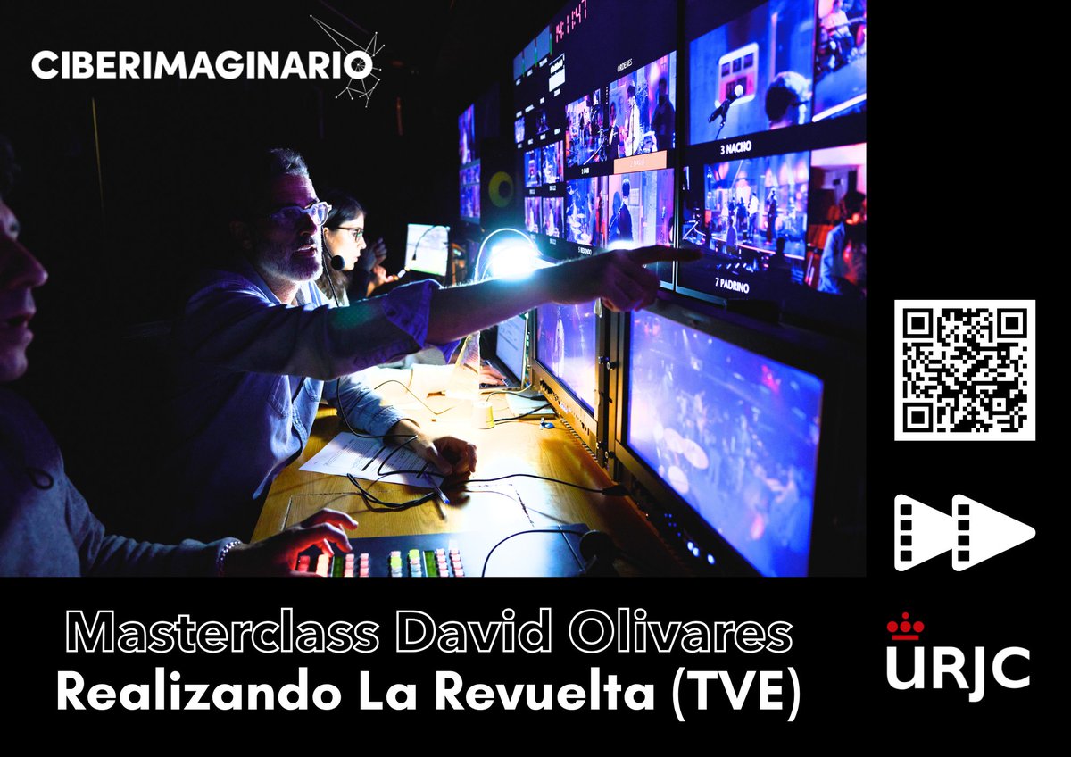 Mario Rajas (@mrajas) on Twitter photo Realizando "La Revuelta":
Masterclass de David Olivares hoy en <a href="/urjc/">URJC</a>
eventos.urjc.es/133121/detail/…
<a href="/ciberimaginario/">GrupoCiberimaginario</a> <a href="/La1_tve/">La 1</a> <a href="/LaRevuelta_TVE/">La Revuelta</a> <a href="/URJConline/">CIED URJC</a> <a href="/fccom_urjc/">FCCOM URJC</a> Realizando "La Revuelta":
Masterclass de David Olivares hoy en <a href="/urjc/">URJC</a>
eventos.urjc.es/133121/detail/…
<a href="/ciberimaginario/">GrupoCiberimaginario</a> <a href="/La1_tve/">La 1</a> <a href="/LaRevuelta_TVE/">La Revuelta</a> <a href="/URJConline/">CIED URJC</a> <a href="/fccom_urjc/">FCCOM URJC</a>