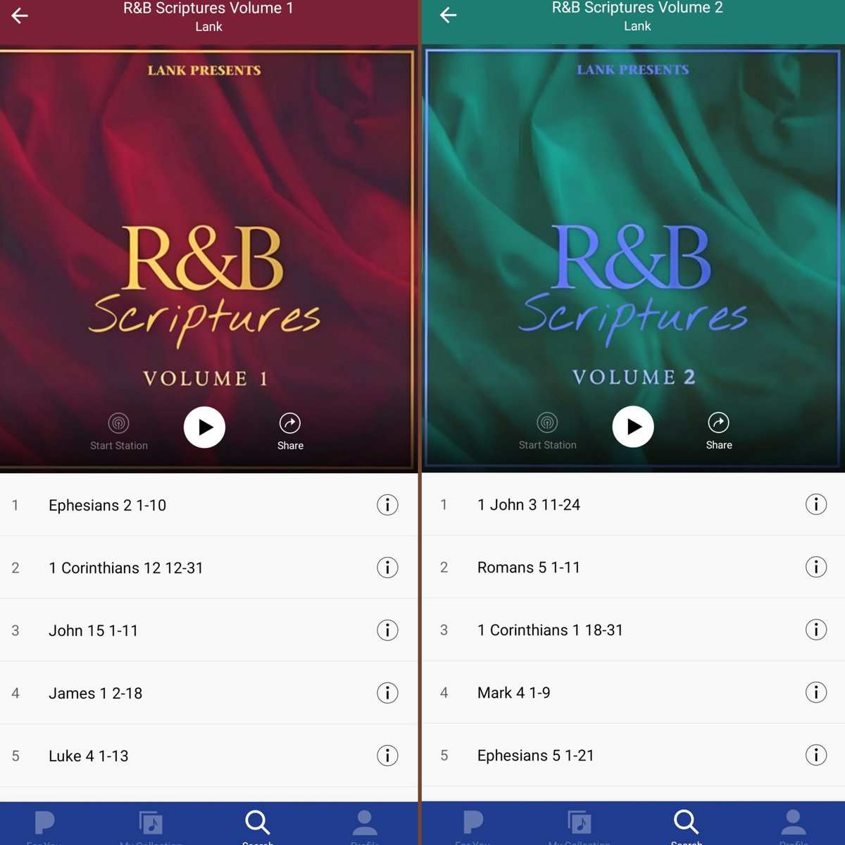 🚨AYOOOOOOOO🚨
I just dropped 2 projects for fun!
R&amp;B Scriptures Volume 1 &amp; 2!
Where it's Bible Scriptures sung in R&amp;B Slow Jam format!
ENJOY!

Get these projects here:

Volume 1:  ffm.to/rnbvolume1

Volume 2:  ffm.to/rnbvolume2

#RNBScriptures #AvailableNow