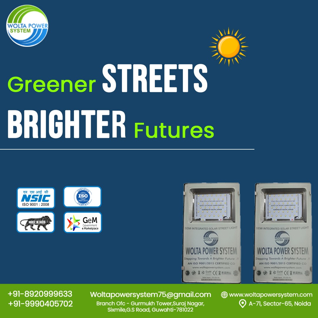 PowerWolta's tweet image. Greener Streets, Brighter Futures! 

Light up your surroundings with Wolta Power System's energy-efficient solar street lights! 💡🌱 Say yes to sustainability and a brighter tomorrow.

📞 Contact: +91 8920999633 | +91 9990405702
🌐 woltapowersystem.com

#WoltaPowerSystem