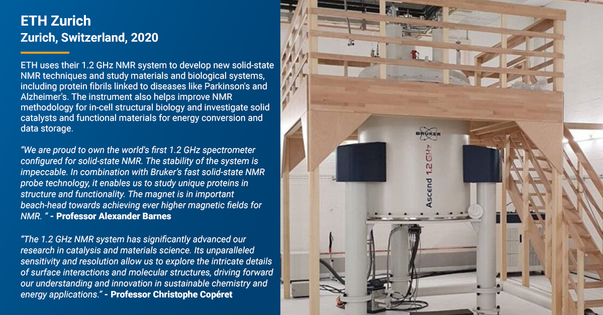 Bruker (@bruker) on Twitter photo <a href="/ETH/">ETH Zürich</a> shares its experience with GHz-class #NMR, highlighting its impact on its studies of biological systems, including protein fibrils linked to diseases like Parkinson's and Alzheimer's 👇
Learn more: goto.bruker.com/3XJhZys
Thanks to Prof. Copéret.
#Bruker #UltraHighField <a href="/ETH/">ETH Zürich</a> shares its experience with GHz-class #NMR, highlighting its impact on its studies of biological systems, including protein fibrils linked to diseases like Parkinson's and Alzheimer's 👇
Learn more: goto.bruker.com/3XJhZys
Thanks to Prof. Copéret.
#Bruker #UltraHighField