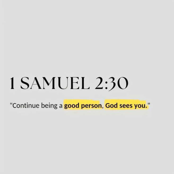 1 Samuel 2:30