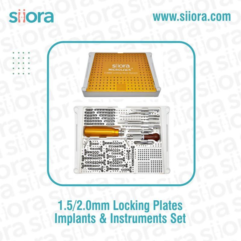 siorasurgicals's tweet image. 1.5/2.0 mm Locking Plates Implants &amp;amp; Instruments Set is used for the stabilization of fractures in the small bones. siiora.com/product/2-0mm-…  #OrthopedicImplants #LockingPlates #LockingPlateSystem #FractureFixation #OrthopedicSurgery #SioraSurgicals
