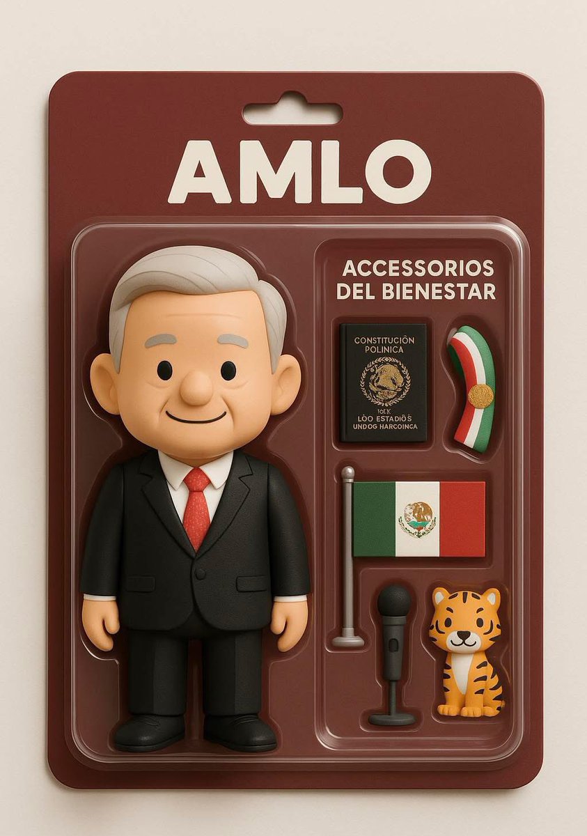 La mejor figura de acción 😎🇲🇽
<a href="/lopezobrador_/">Andrés Manuel</a> 
Recordar, nunca olvidar❤️