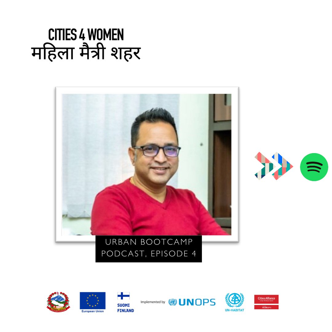 UNOPS_Nepal's tweet photo. Episode 4 of #Cities4Women #UrbanBootcamp on #Spotify is out. Explore with Prof. Sanjaya Uprety, what it takes to build cities that are not just growing but truly livable.
🔗Listen now: https://t.co/7ieY73UGEK
@EUinNepal @finlandinnepal @UNOPS @unhabitatnepal @CitiesAlliance https://t.co/Ogo03U1Jra