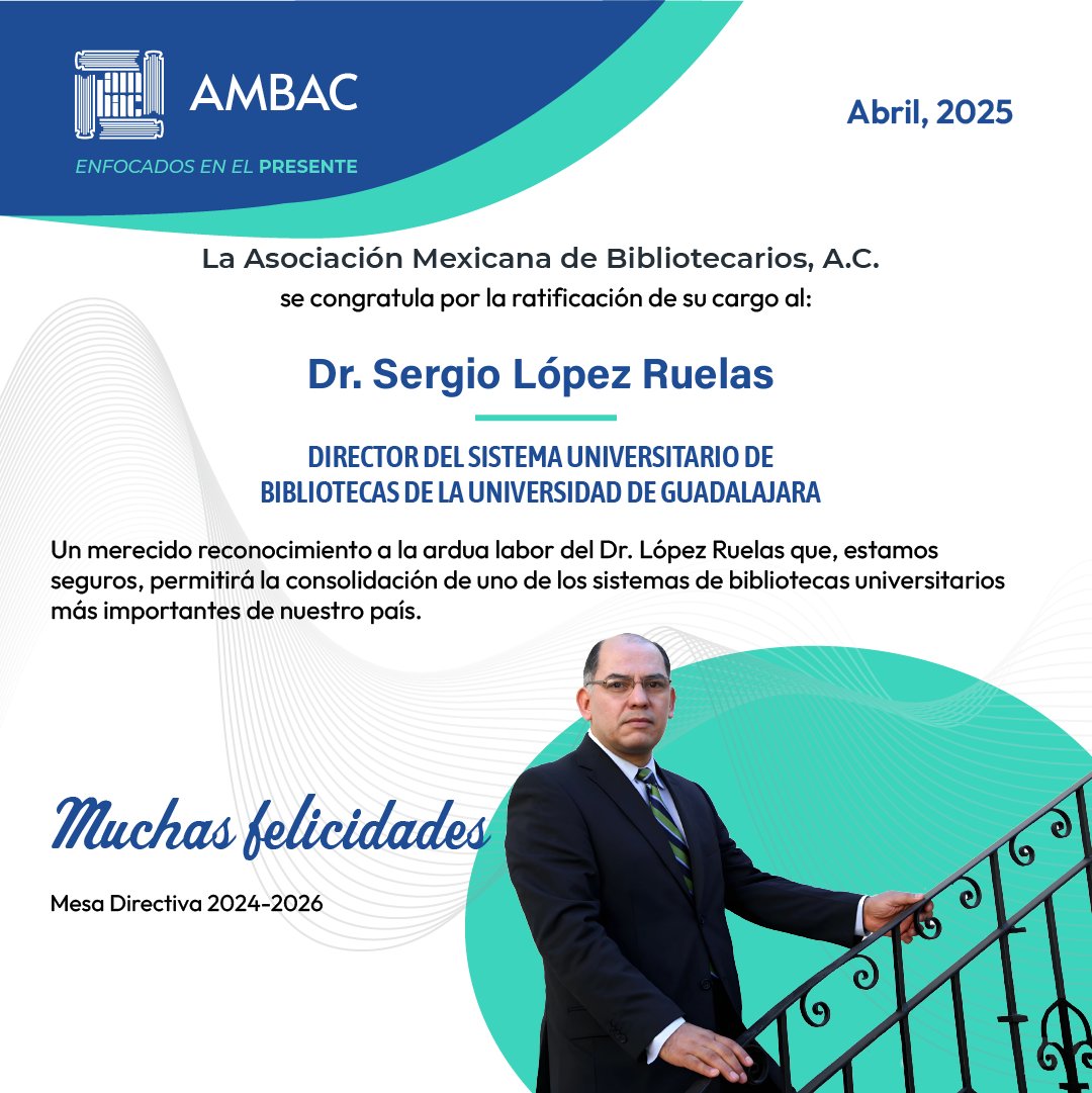 El Dr. Sergio López Ruelas es ratificado al frente Sistema Universitario de Bibliotecas de la Universidad de Guadalajara