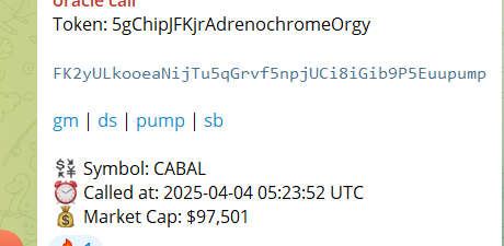 primetimecallz's tweet photo. 125% already check out our public groups; easy gain for vip they got it first.https://t.co/W9egENIP6h
#Solana #yzy #Swasticoin #SOL #SolanaCallGroup #Primetimecallz #Alphagroup #Callgroup #5gChipJFKjrAdrenochromeOrgy ๐ท easy gain fr fr FK2yULkooeaNijTu5qGrvf5npjUCi8iGib9P5Euupump