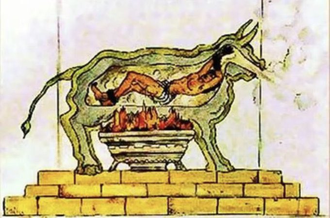 jusingfo's tweet photo. 🗝brazen bull

patung banteng yang terbuat dari kuningan 
penjahat di hukum di bakar hidup-hidup di dalam patung ini https://t.co/CBOEkscl8d