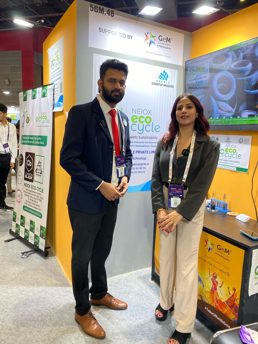 startup_mission's tweet image. Neiox Eco Cycle, a startup transforming industrial air pollutants into value-added products, is promoting sustainability and innovation at the StartupMahakumbh event.

neioxecocycle.in 

  #MakerLab #KSUM #StartupMahakumbh #StartupIndia #KeralaStartups #Innovation