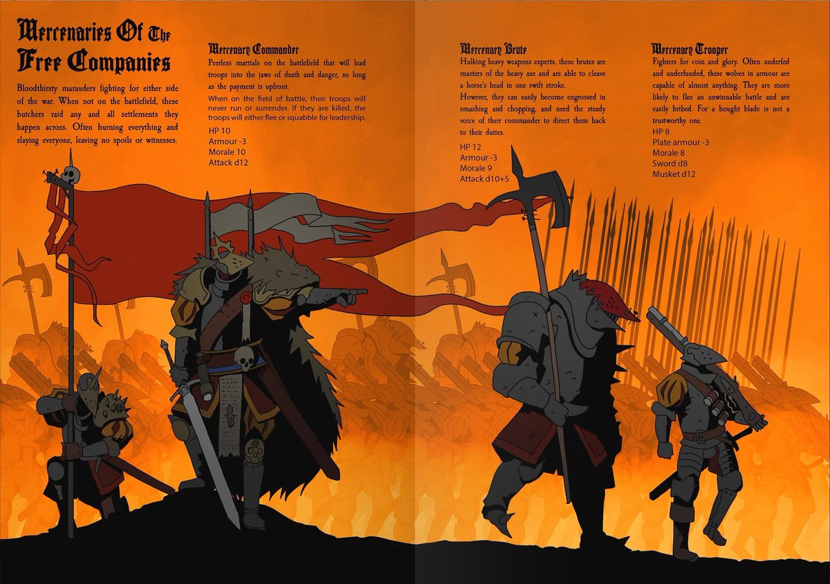 This Black Powder and Brimstone rpg from <a href="/FreeLeaguePub/">Free League Publishing</a> looks fun! I’ve never played Mork Borg (I LOVE Pirate Borg from <a href="/limithron/">Limithron</a>!)