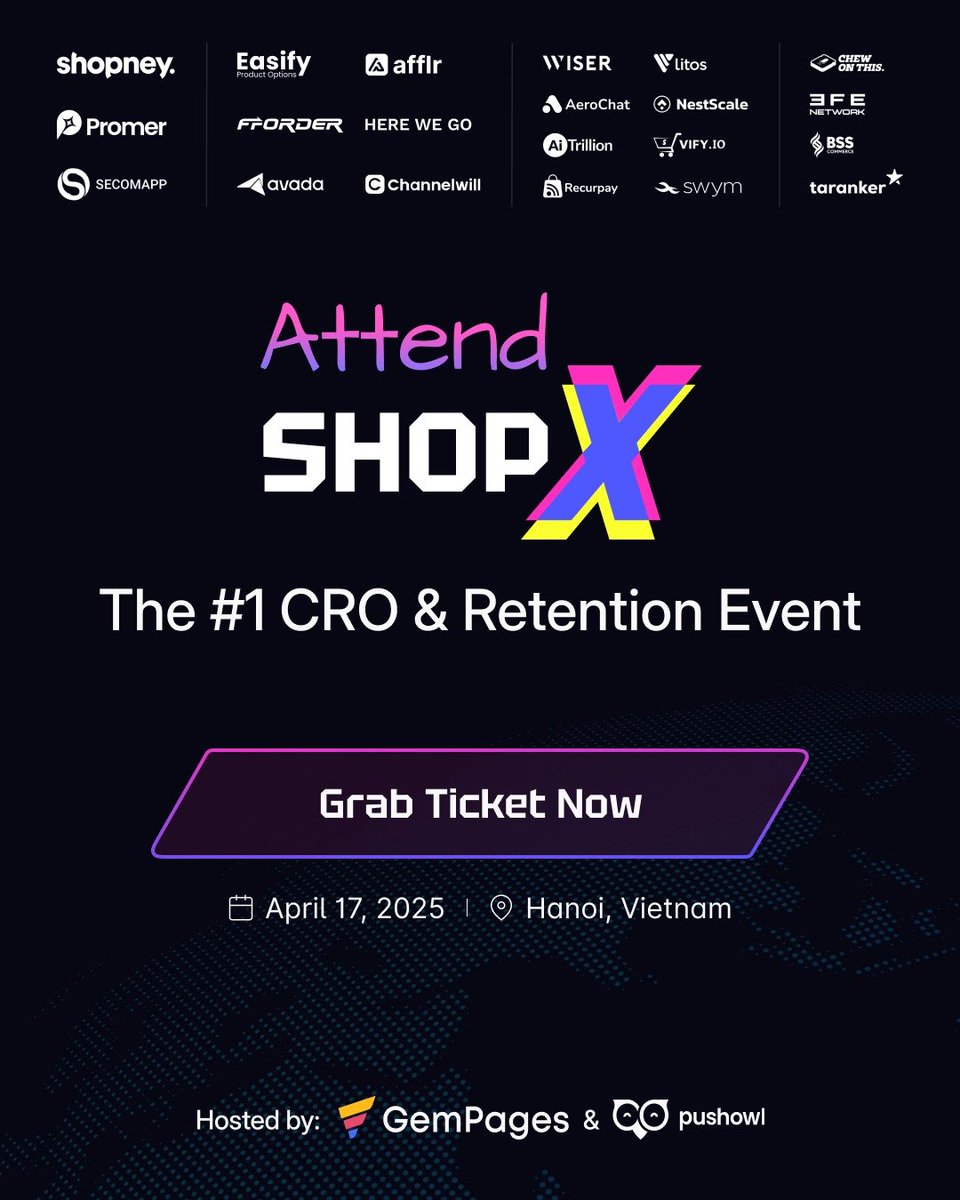 I’m kicking off ShopX CRO &amp; Retention Day as the first speaker, and I’m bringing some sauce.

We’ll break down why most A/B tests fail, what actually moves the needle and real case studies that scaled profit per visitor by 42–100%.

If you care about profitable growth, be in the
