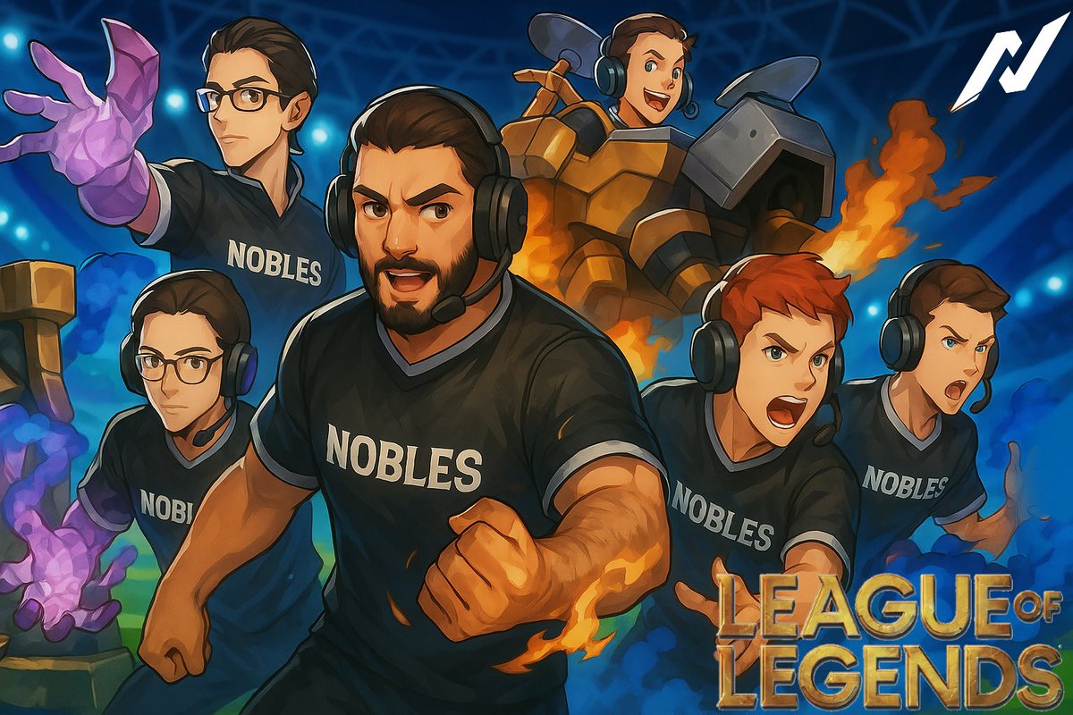 Welcome to the Family! 💙  

NOBLES is thrilled to announce the arrival of our new League of Legends roster:  

⚔️ - <a href="/1Fearlol/">Fear</a> 
⚔️ - <a href="/3boodhb/">3bood</a> 
⚔️ - <a href="/AjwadLo/">Ajwad</a> 
⚔️ - <a href="/EGN0M/">Qusai</a>
⚔️ - <a href="/maged_lol/">maged</a> 
⚔️ - <a href="/aklasslol/">Aklass</a> 

A new era begins! With ambition that knows no limits and determination that