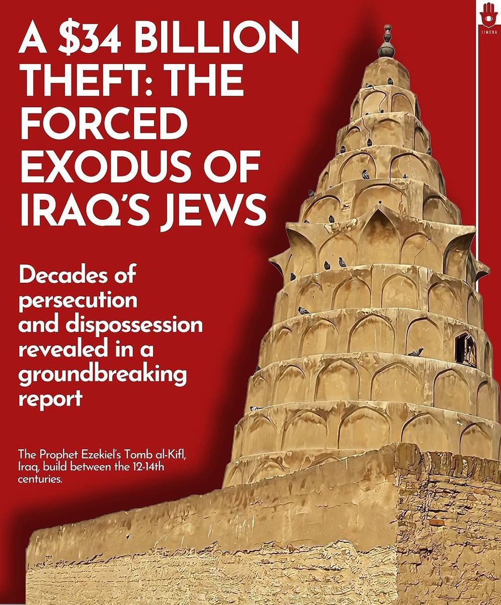 ColdAsBarzel's tweet photo. 🧵👇🏼 🇮🇶✡️
A $34 BILLION THEFT: THE FORCED EXODUS OF IRAQ'S JEWS
#IraqiJews https://t.co/EhN73oVbZU