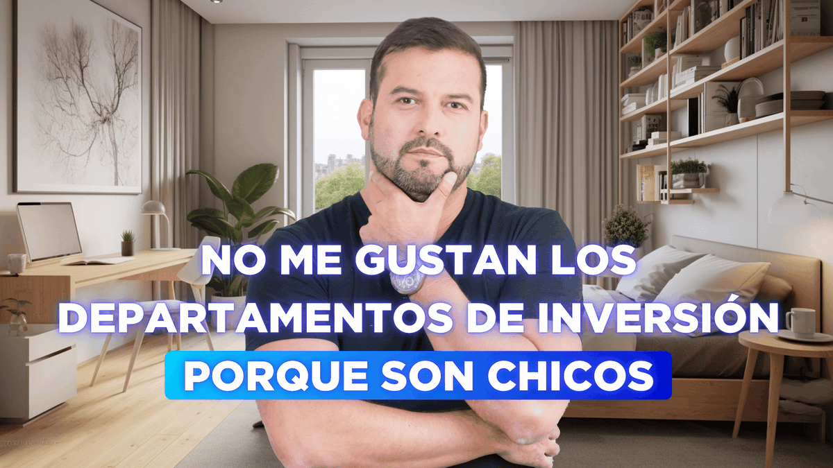 Si te interesa la inversión inmobiliaria pero aún no tomas una decisión porque los departamentos te parecen chicos y crees que tú no podrías vivir en ellos, no te pierdas nuestro live de hoy 👉youtube.com/live/cdYJORNV1…