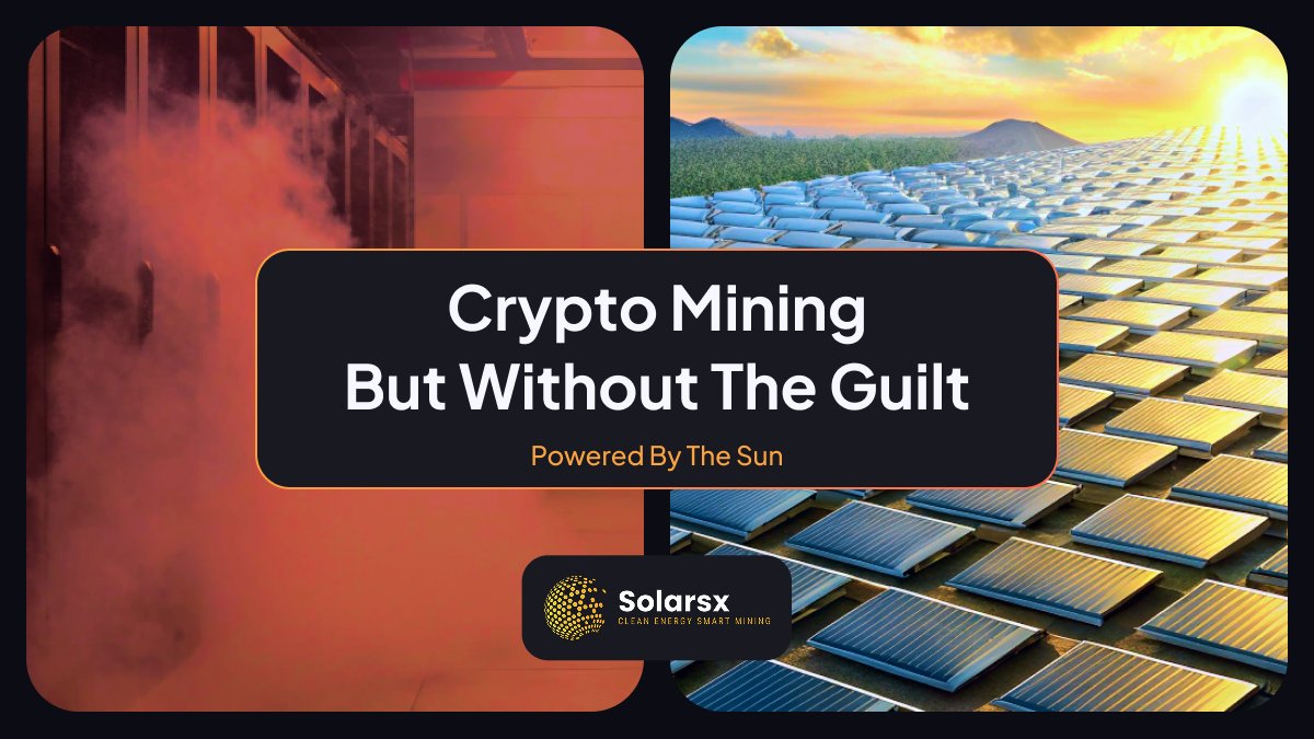 Solarsx04's tweet photo. Mining that doesn’t melt the planet? Yes please.
Solar-powered crypto is here and it’s kind of iconic.
👉 https://t.co/2nqmrb2WMQ

#SustainableMining #CryptoGreen #Web3 #SolarEnergy #MiningRevolution https://t.co/7kxixnO8Rp