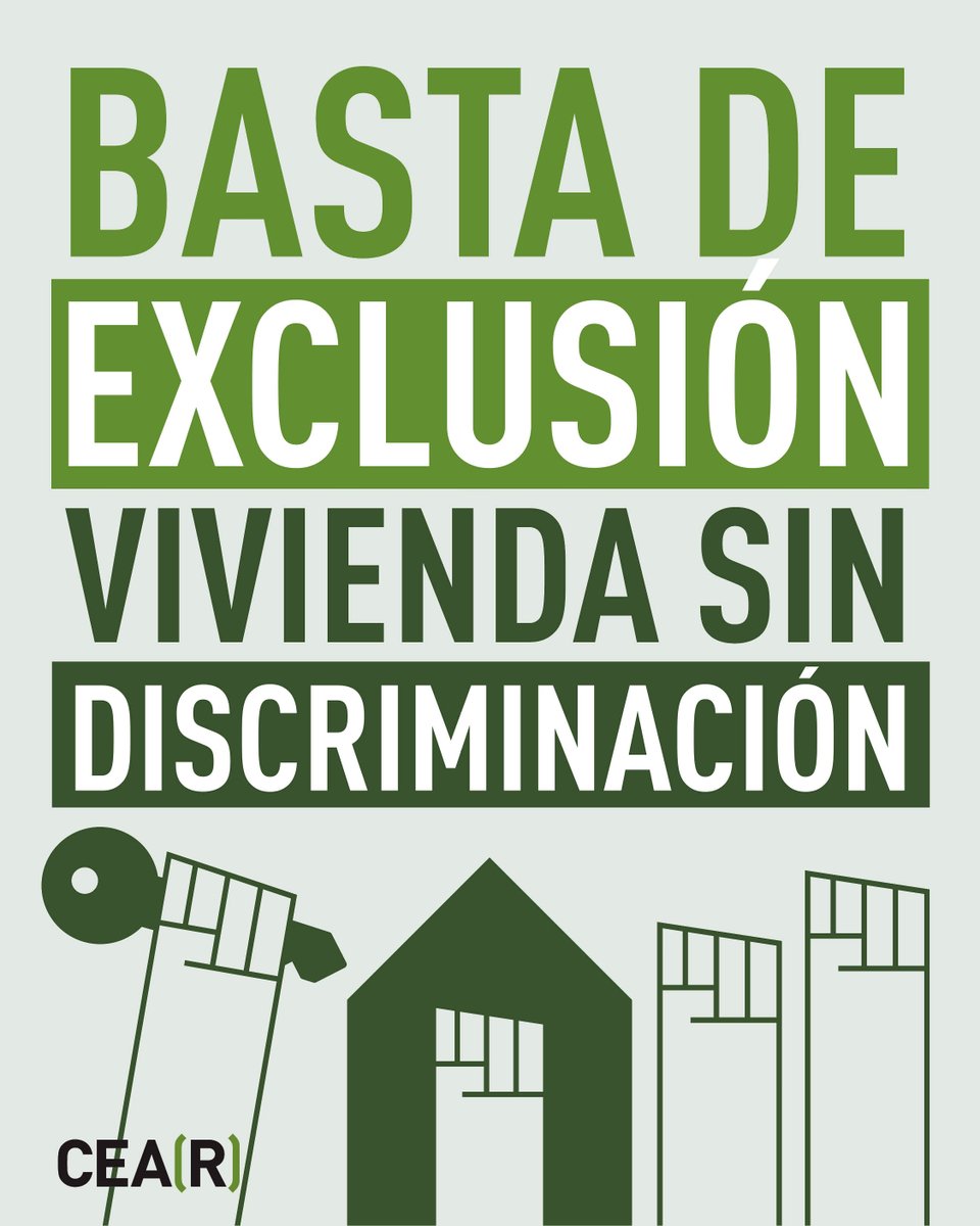 ✊ Este sábado marchamos por el derecho a la vivienda digna para todas las personas sin discriminaciones. 

🏡 Porque SIN CASA NO HAY REFUGIO y porque no podemos dejar a nadie atrás.

 🪧#5A #DerechoALaVivienda 👇🏾