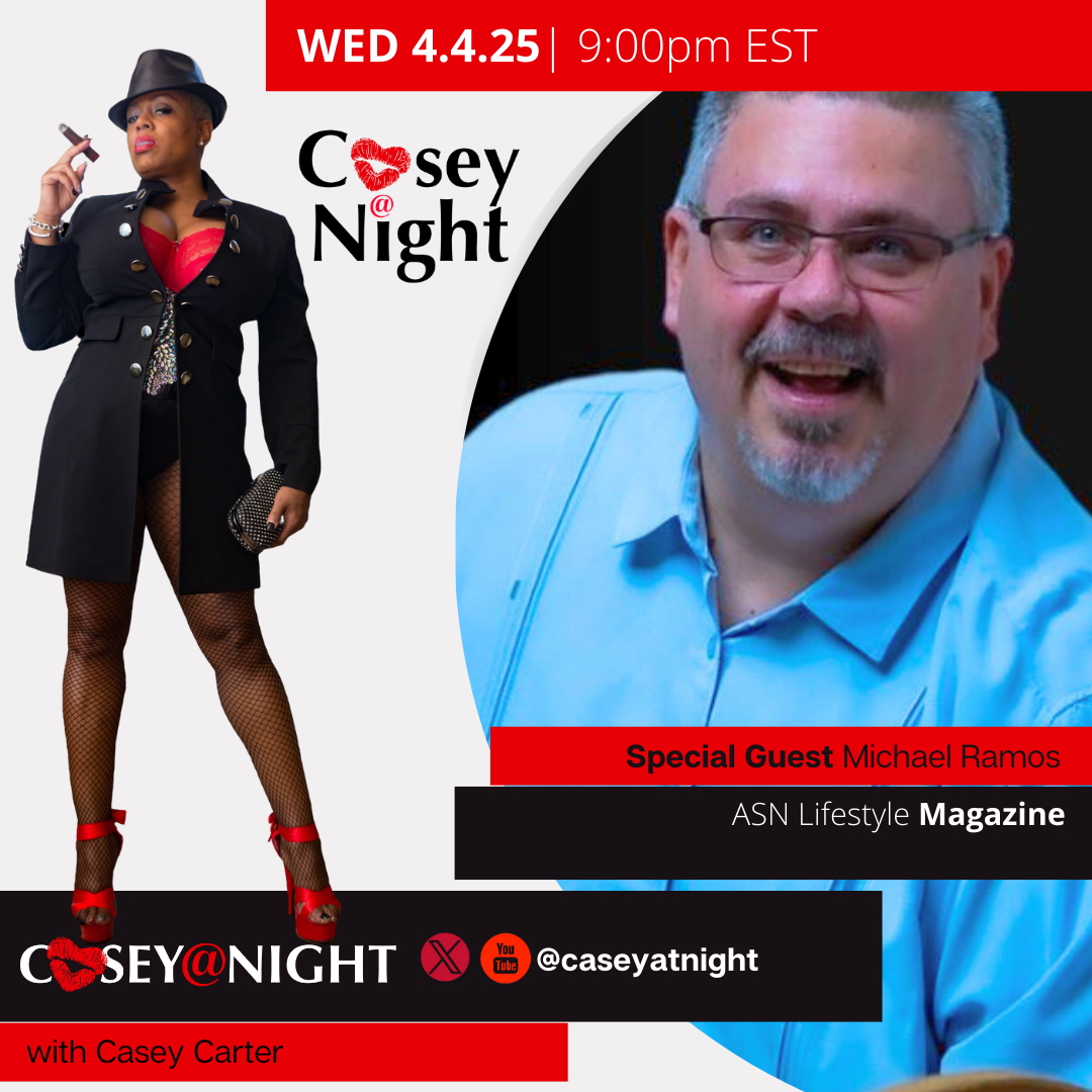 Casey Carter (@readcaseycarter) on Twitter photo Join me for a special Casey@Night tonight at 9pm. My special guest will be Michael Ramos publisher of ASN Lifestyle Magazine and Executive Producer of ASN Lifestyle Magazine Awards. Watch on Youtube & X <a href="/CaseyAtNight/">Casey@Night</a> and on X @readcaseycarter at 9pm
#caseyatnight #asn Join me for a special Casey@Night tonight at 9pm. My special guest will be Michael Ramos publisher of ASN Lifestyle Magazine and Executive Producer of ASN Lifestyle Magazine Awards. Watch on Youtube & X <a href="/CaseyAtNight/">Casey@Night</a> and on X @readcaseycarter at 9pm
#caseyatnight #asn