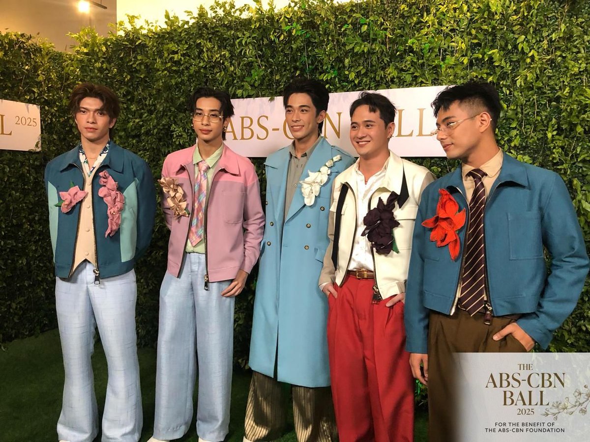 rapplerdotcom's tweet photo. Members of P-pop boy group BGYO wear jackets adorned with flowers during the spring-themed #ABSCBNBall2025 on Friday, April 4. 📸 ABS-CBN PR

Any artist standing out in this year’s ball? Share your thoughts and comments on the event in the pop-culture chat room of the #RapplerCommunities app. https://t.co/eq4fwqxBbq