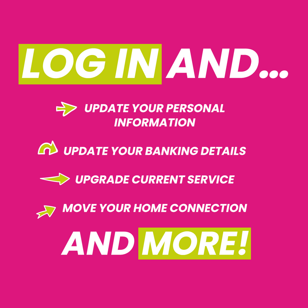 Your Customer Zone = your control centre! 🚀 Update details, check invoices, manage services—all in one place! bit.ly/3FSaAqr