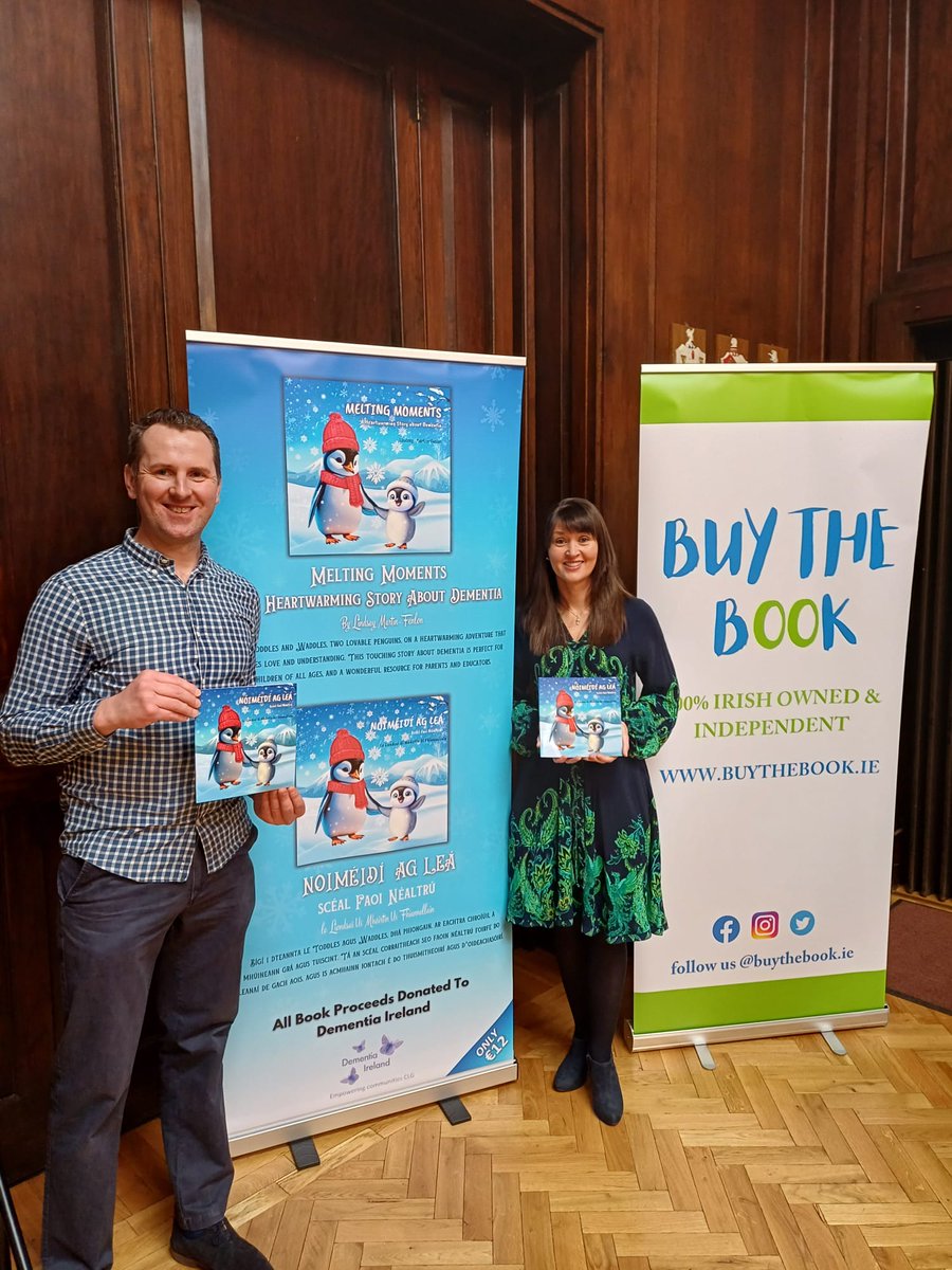 Congratulations to Lindsay Martin-Fenlon who launched her book 'NÓIMÉIDÍ AG LEÁ' in the Mansion House this week 💫

Profits from this book will go to support the work of Dementia Ireland.

Buy the Book here:
buythebook.ie/product/noimei…

#newbook #newbookrelease #booklaunch
