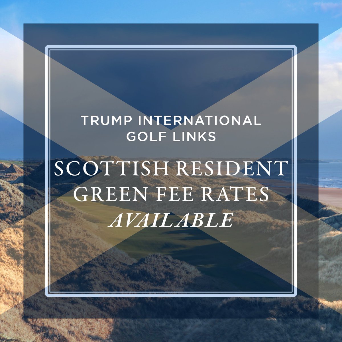 🏴󠁧󠁢󠁳󠁣󠁴󠁿 Trump International Golf Links, Scotland offers special green fee rates for Scottish residents. To qualify, you must provide proof of residency in Scotland.

👉 Book your tee-time now:
hubs.ly/Q03fW6fH0

#ScottishResidentsRate #ScottishGolf #Greatest36