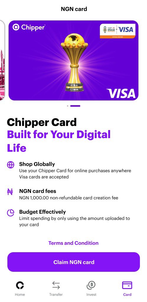 Replicated these Chipper cash app designs