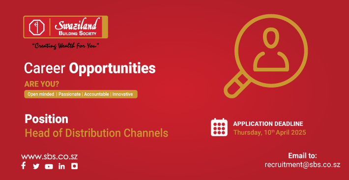 SBSswaziland's tweet image. Are you - Open-minded | Passionate | Accountable | Innovative.

We are looking for you☺️☺️.

See job details using the link below.

sbs.co.sz/head-of-distri…

#CareerOpportunity #SBSEswatini #CreatingWealthForYou