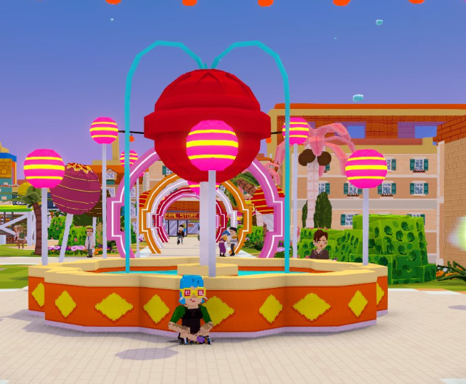 VectorDias's tweet photo. Rendez-vous at the fountain in @TheSandboxGame, will meet you there! https://t.co/G3mvA18qNg #AlphaSeason5 https://t.co/Bn2mjFouiF