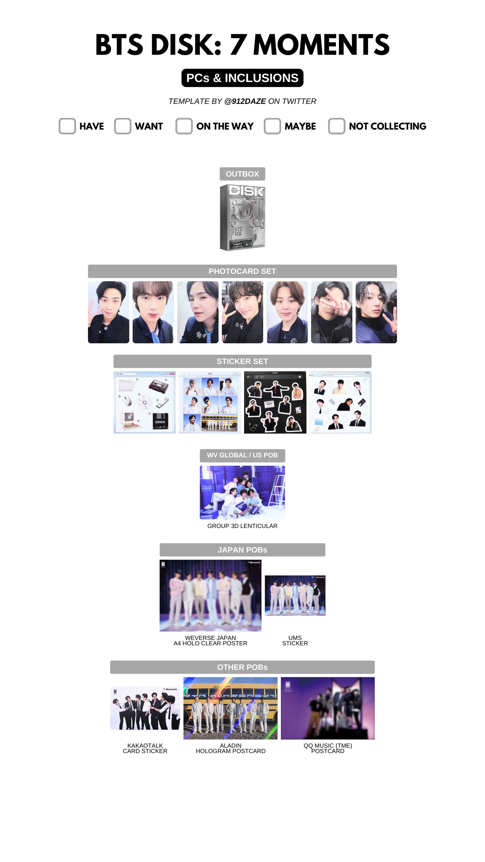 BTS - 7 MOMENTS Digital Code – K-STAR