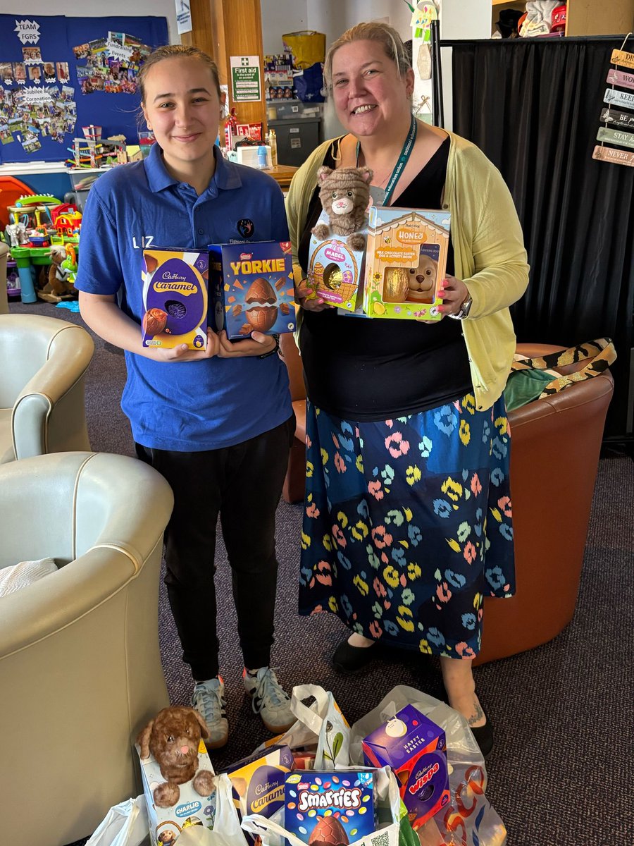 FGRS Community HUB (@fgrscomhub) on Twitter photo A huge thank you to <a href="/Bury_CE/">Bury CE High School</a> for their lovely donation of Easter eggs for our families.
This will go a huge way in supporting our families and ensuring they all get to enjoy Easter.
Thank you your amazing ππ A huge thank you to <a href="/Bury_CE/">Bury CE High School</a> for their lovely donation of Easter eggs for our families.
This will go a huge way in supporting our families and ensuring they all get to enjoy Easter.
Thank you your amazing ππ