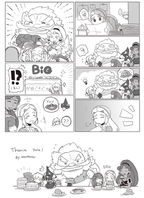 Today is Qingming Festival in China - a day to honor those we've lost.
Death isn't the end; memories live on in our hearts.
This is a short Breath of the Wild comic I drew long ago, featuring the Champions, Link, and Zelda.
I hope they've found peace too. 🕊️#Zelda 