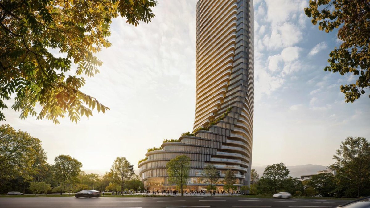 commoestudio's tweet photo. El increíble rascacielos que rota sobre sí mismo: gigantescas terrazas de uso público.

Zaha Hadid Architects ha presentado los primeros diseños de un edificio que tendrá 57.000 metros cuadrados de superficie.
https://t.co/3ECmRntd4E https://t.co/tvyHZisNpm