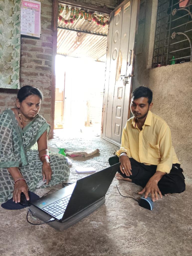 CSC घरपोच सेवा अपंग मुलाचे पेन्शन digipay मार्फत काढून देण्यात आली.
CSC ID 223471110016
SHG name jay Gajanan 
District name Buldhana
Sunita Nagpure 
<a href="/CSCMaharashtra/">CSC Maharashtra</a> <a href="/Krisiirm/">Krishna Kumar Singh</a> <a href="/uditsharma60/">Udit</a> <a href="/vinay_sharma6/">Vinay tosh Krishnatray</a> 
#onlycsccandothis