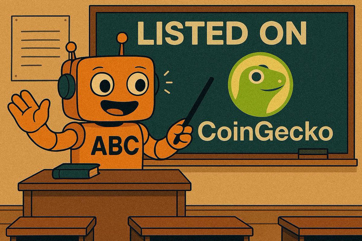 WE ARE LIVE on <a href="/coingecko/">CoinGecko</a> 🤖🚀

coingecko.com/en/coins/abc