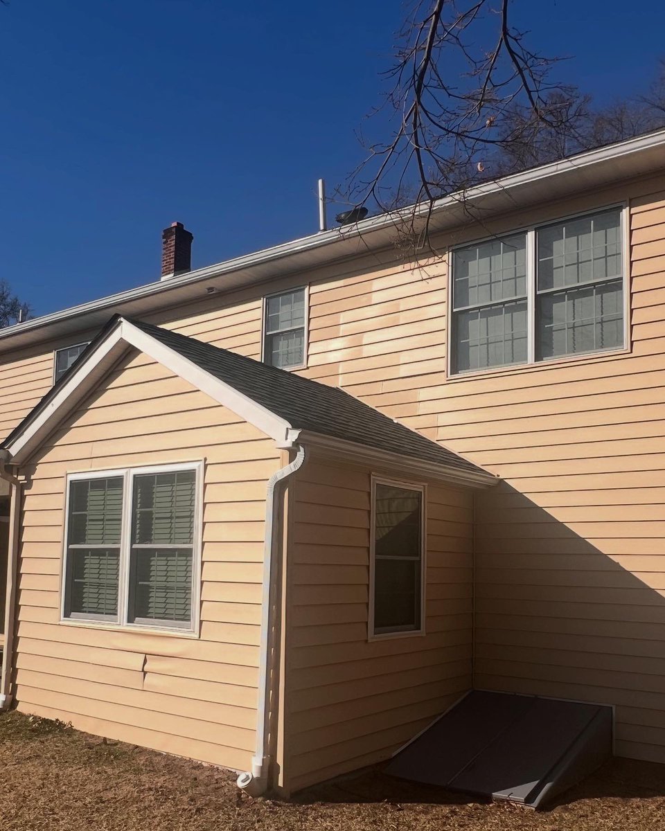 This client requested the exterior chimney stack be removed completely since it’s never being used &amp; water is getting in. We carefully removed the chimney &amp; made the repairs needed to prevent water from going in. Call Luna Developers 201-575-3373 for your construction needs.