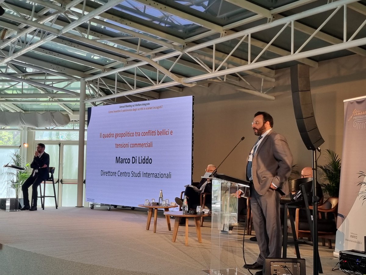Itinerari Previdenziali (@itprevidenziali) on Twitter photo Instabilità geopolitica e tensioni commerciali tra le incognite che pesano sulla gestione dei patrimoni istituzionali.
Si chiude oggi, con una riflessione su scenari e strategie di investimento, l'Annual Meeting sul Welfare Integrato <a href="/ItPrevidenziali/">Itinerari Previdenziali</a> ➡ bit.ly/Mawi2025-Terza… Instabilità geopolitica e tensioni commerciali tra le incognite che pesano sulla gestione dei patrimoni istituzionali.
Si chiude oggi, con una riflessione su scenari e strategie di investimento, l'Annual Meeting sul Welfare Integrato <a href="/ItPrevidenziali/">Itinerari Previdenziali</a> ➡ bit.ly/Mawi2025-Terza…