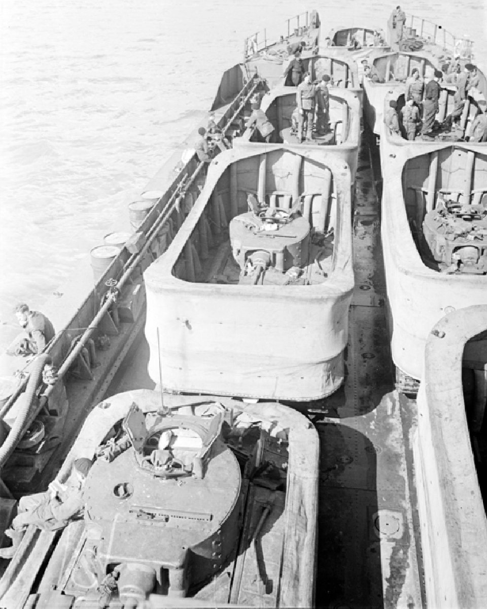 Six weeks before D-Day, 10,000 men gathered in Studland for Exercise Smash, testing the new amphibious Valentine tanks. A weather change sank seven tanks, tragically claiming six lives. Insights from the exercise shaped the success of D-Day. 

📷 - The Instow Collection