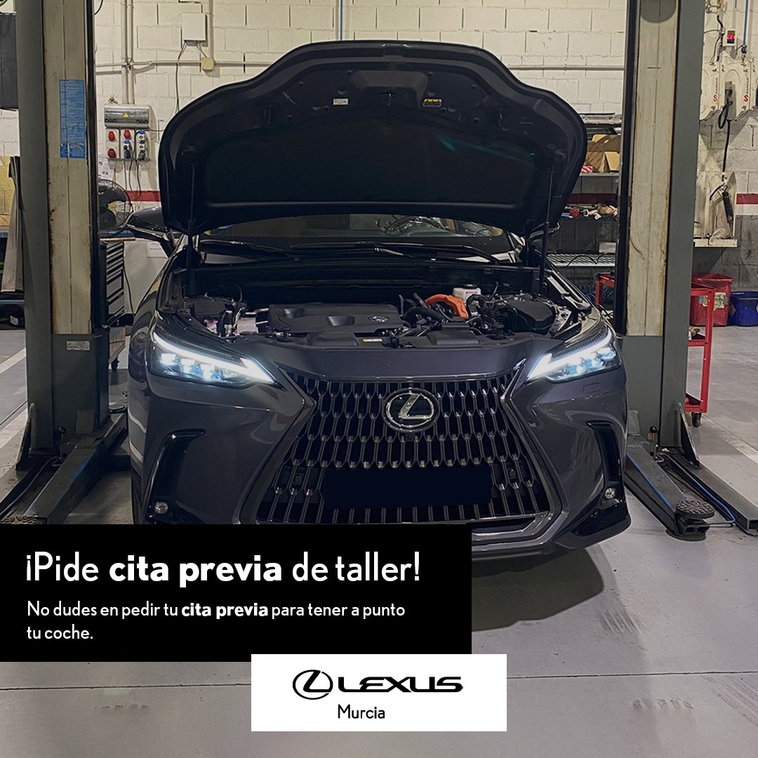 ¡Manén tu Lexus en las mejores condiciones! 

Pide tu cita previa a través del enlace y deja que nuestros profesionales cuiden de tu Lexus como se merece.

🔗 f.mtr.cool/igmraozxwz
📍 Av. Arquitecto Miguel Ángel Beloqui, 1.
📱 968 20 31 63

#Lexus #Murcia