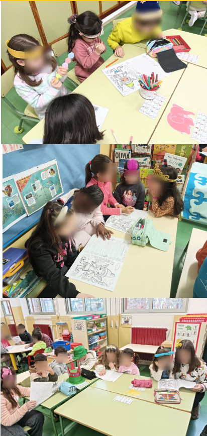 🎭 En <a href="/PuertadeSancho/">CEIP Puerta deSancho</a>  celebramos el carnaval con hermanamiento entre 5º y 5 años: cuentacuentos de Carnestolendas, magia, lectura y mucho compañerismo. Una fiesta llena de valores, disfraces y sonrisas 👏📚