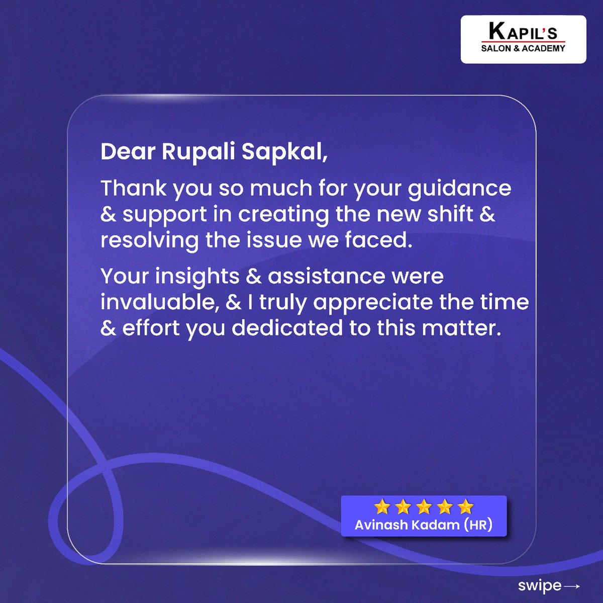 spinetechit's tweet image. Words like these keep us going! Grateful for the trust our clients place in us.

At Spine, we go beyond HR solutions—we build lasting relationships. Swipe to see what our clients say!

#ClientTestimonials #SpineHRMS #CustomerSuccess #HRTechSolutions
