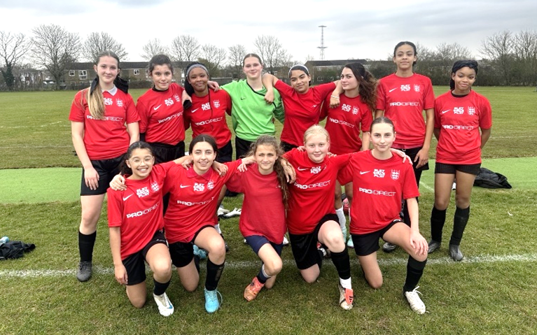 Huge congratulations to the Under 14 girls’ football team who have made it into the semi-finals of the Essex cup for the first time ever #ACHIEVE